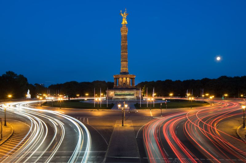 Berlin, the "Große Stern" with Victory's Column; photograph by Vincent Mosch